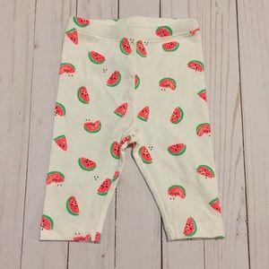 NWOT Old Navy Watermelon Print Baby Girl Leggings